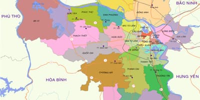 Xəritə hanoi rayonu