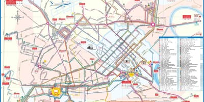 Şəhərin xəritəsi, Hanoi, Vyetnam